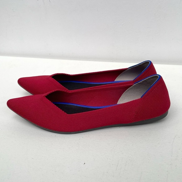 Rothy's The Point Bright Red Women's Size 9 - Picture 4 of 11